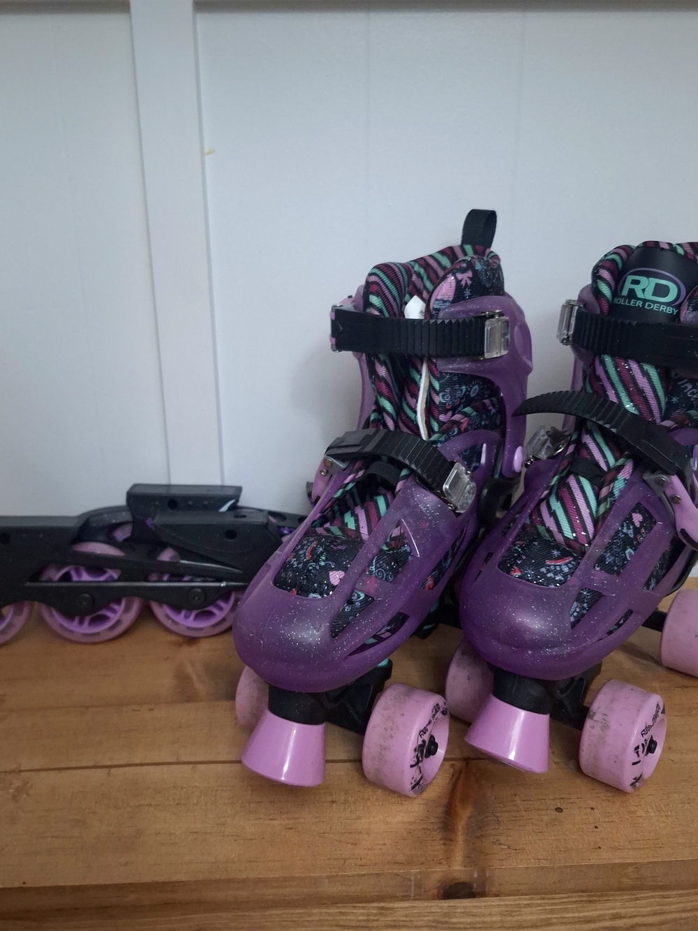 Purple Kids Adjustable Roller Skates